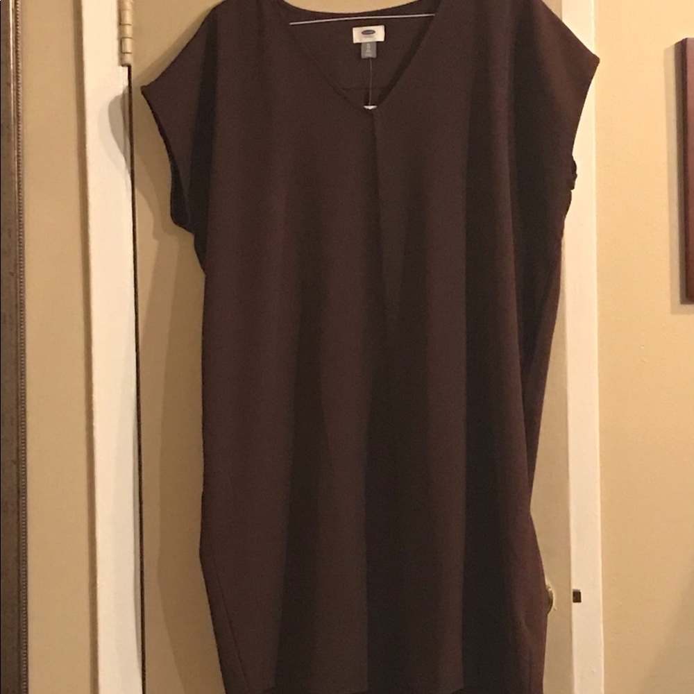 Polyester V Neck dress